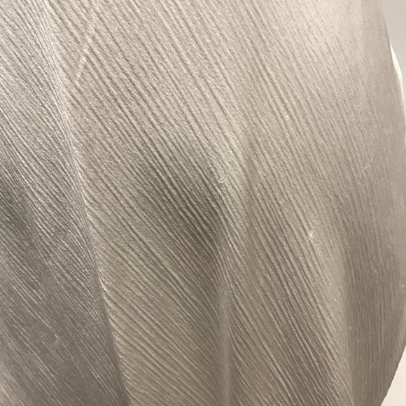 Vintage ivory lace silk gown spaghetti straps long gown chemise lingerie M - Picture 5 of 5